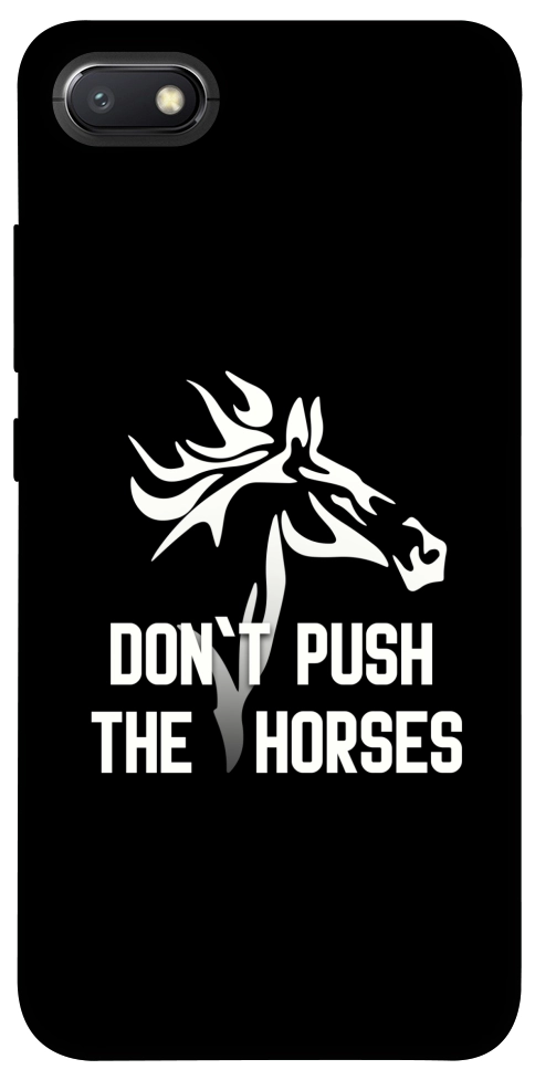Чехол Dont push the horses для Xiaomi Redmi 6A
