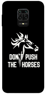 Чехол Dont push the horses для Xiaomi Redmi Note 9S