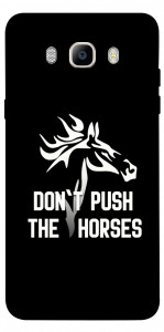 Чехол Dont push the horses для Galaxy J7 (2016)