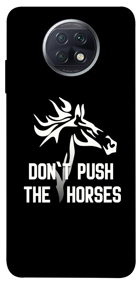 Чехол Dont push the horses для Xiaomi Redmi Note 9T