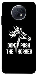 Чехол Dont push the horses для Xiaomi Redmi Note 9 5G