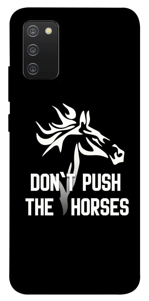 Чехол Dont push the horses для Galaxy A02s