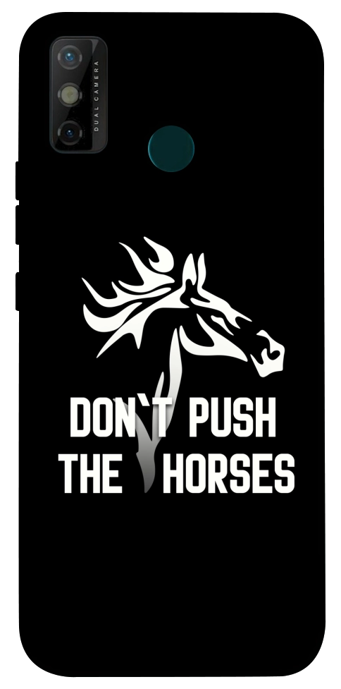 Чохол Dont push the horses для TECNO Spark 6 Go