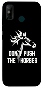 Чехол Dont push the horses для TECNO Spark 6 Go