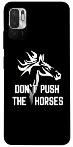 Чехол Dont push the horses для Xiaomi Redmi Note 10 5G