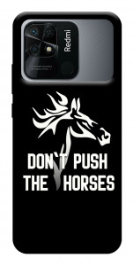 Чохол Dont push the horses для Xiaomi Redmi 10C