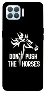 Чехол Dont push the horses для Oppo F17 Pro