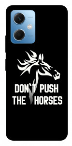 Чехол Dont push the horses для Xiaomi Redmi Note 12 5G