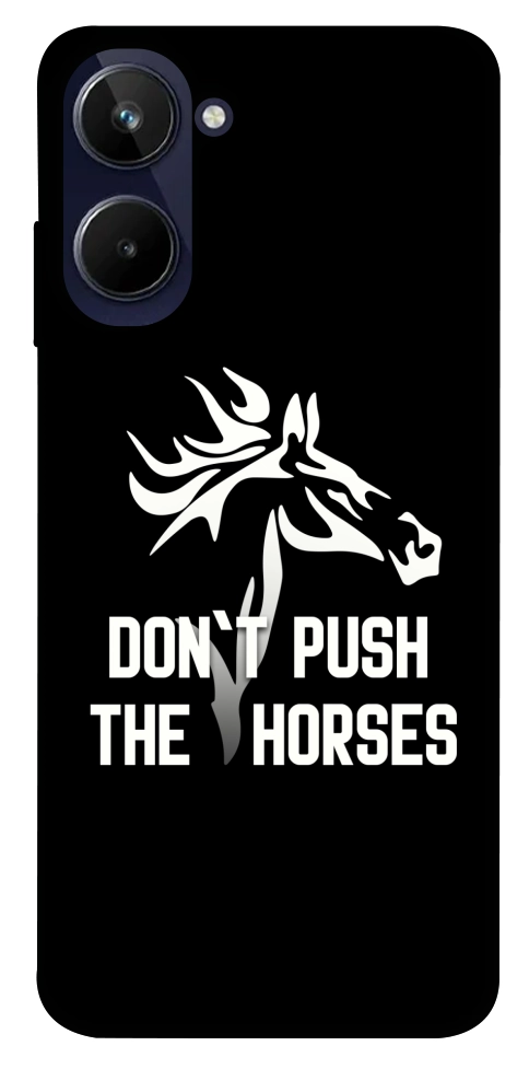 Чехол Dont push the horses для Realme 10 4G
