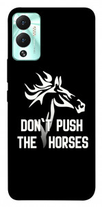 Чехол Dont push the horses для Infinix Hot 12 Play