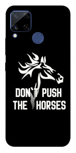 Чехол Dont push the horses для Realme C15