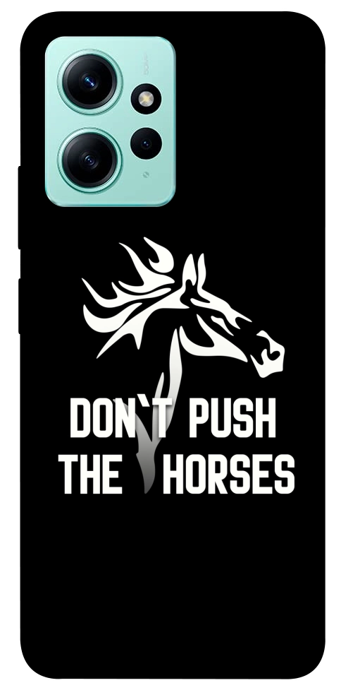 Чехол Dont push the horses для Xiaomi Redmi Note 12 4G