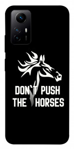 Чехол Dont push the horses для Xiaomi Redmi Note 12S