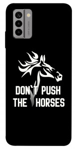 Чехол Dont push the horses для Nokia G22