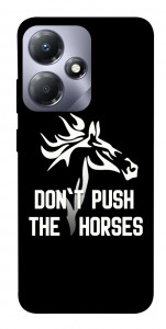Чехол Dont push the horses для Infinix Hot 30 Play