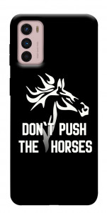 Чехол Dont push the horses для Motorola Moto G42