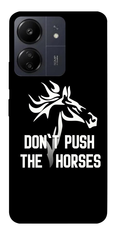 Чохол Dont push the horses для Xiaomi Poco C65