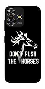 Чехол Dont push the horses для ZTE Blade A73 4G