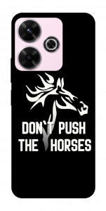 Чехол Dont push the horses для Xiaomi Poco M6 4G
