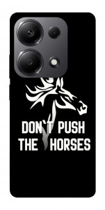 Чехол Dont push the horses для Xiaomi Redmi Note 13 Pro 5G