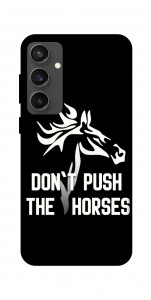 Чехол Dont push the horses для Galaxy S24 FE