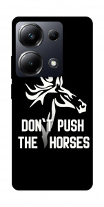 Чехол Dont push the horses для Xiaomi Poco M6 Pro 4G