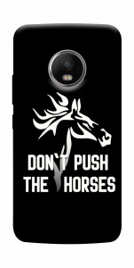 Чехол Dont push the horses для Motorola Moto G5S