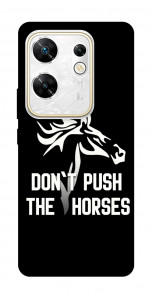 Чехол Dont push the horses для Infinix Zero 30 4G