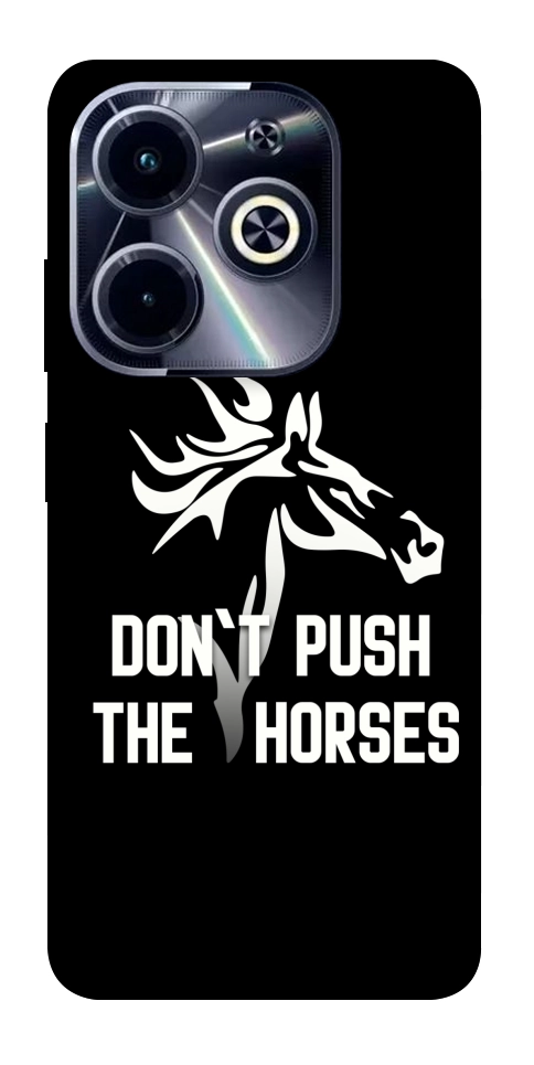 Чехол Dont push the horses для TECNO Spark Go 2024