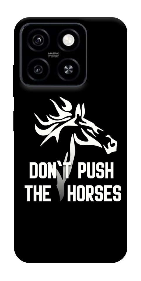 Чехол Dont push the horses для ZTE Blade A55 4G