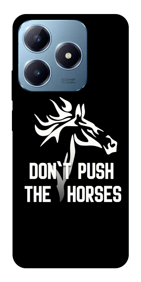 Чехол Dont push the horses для Realme C63 4G