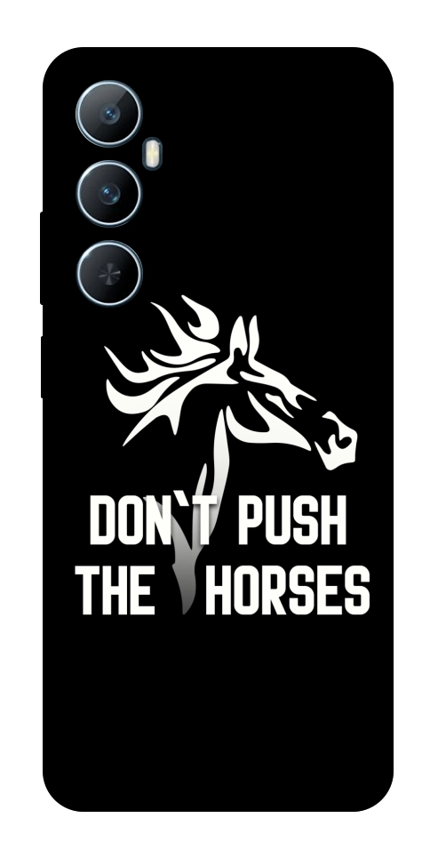 Чехол Dont push the horses для Realme C65 4G