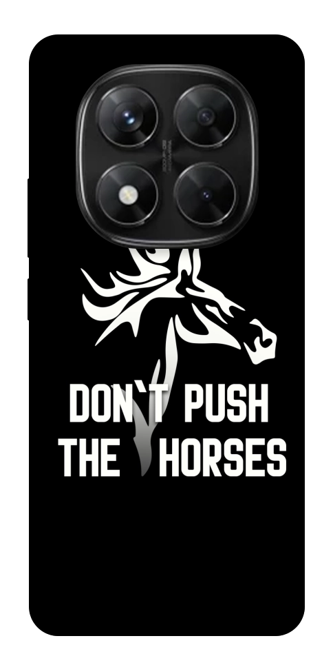 Чехол Dont push the horses для Xiaomi Redmi Note 14 Pro 5G
