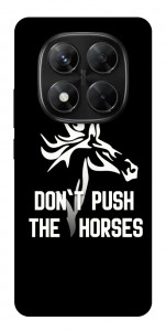 Чехол Dont push the horses для Xiaomi Redmi Note 14 Pro 5G