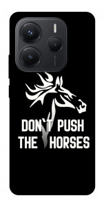 Чехол Dont push the horses для Xiaomi Redmi Note 14 5G