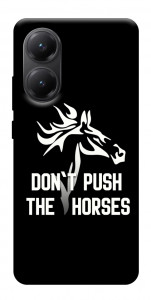 Чехол Dont push the horses для Xiaomi Poco X7 Pro
