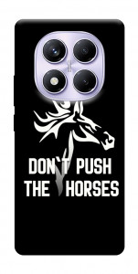 Чехол Dont push the horses для Xiaomi Redmi Note 14 Pro 4G