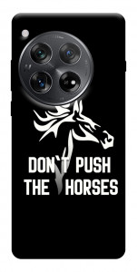 Чохол Dont push the horses для OnePlus 12