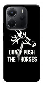 Чехол Dont push the horses для Xiaomi Redmi Note 14 4G (Europe version)