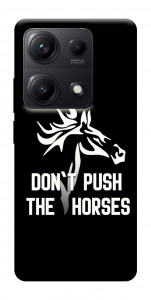 Чехол Dont push the horses для Xiaomi Redmi Note 14S