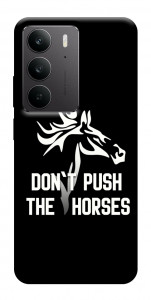 Чехол Dont push the horses для Realme C75