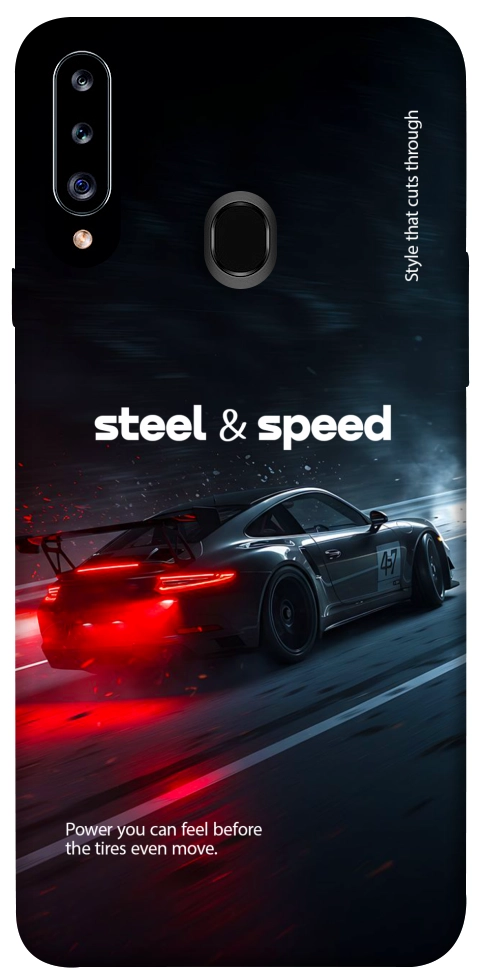 Чохол Black and red care для Galaxy A20s (2019)