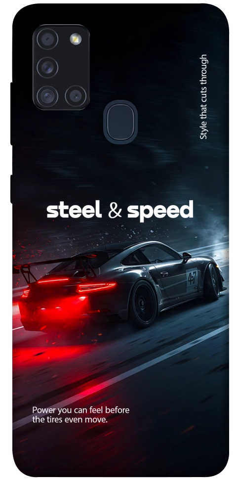 Чехол Black and red care для Galaxy A21s (2020)