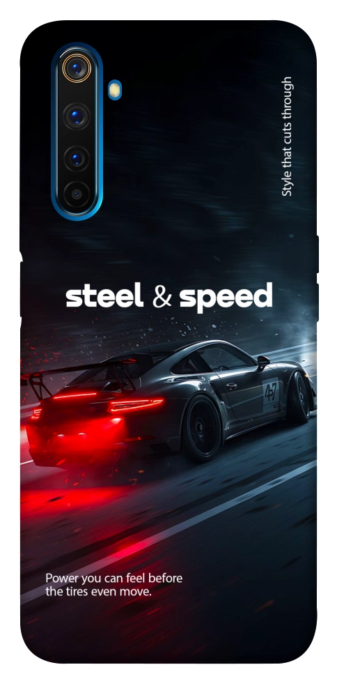 Чохол Black and red care для Realme 6 Pro