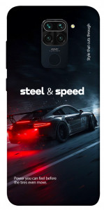 Чехол Black and red care для Xiaomi Redmi Note 9