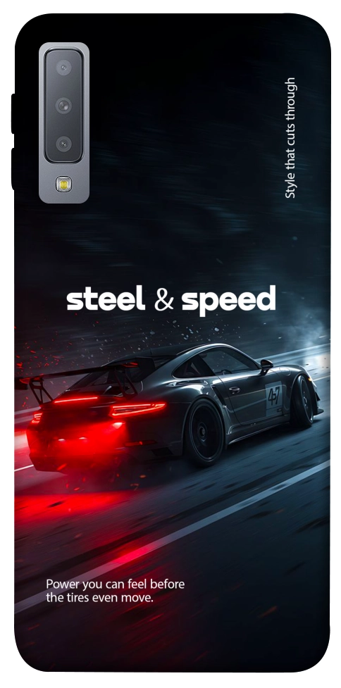 Чехол Black and red care для Galaxy A7 (2018)