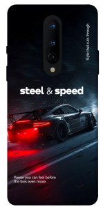 Чехол Black and red care для OnePlus 8