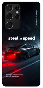 Чехол Black and red care для Galaxy S21 Ultra