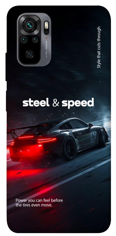 Чехол Black and red care для Xiaomi Redmi Note 10
