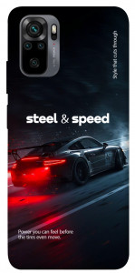 Чехол Black and red care для Xiaomi Redmi Note 10